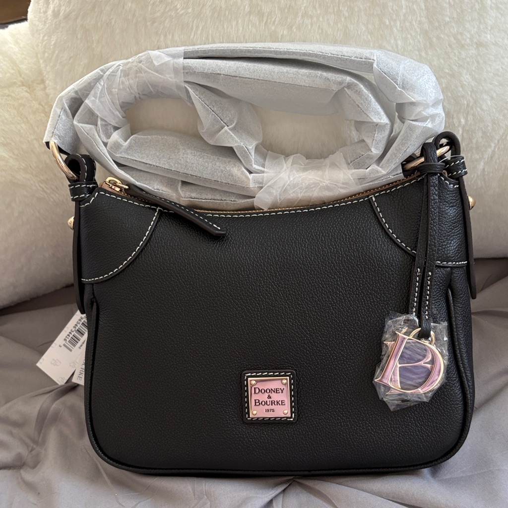 Nwt Dooney & Burke Crossbody Satchel W/ Dust Bag & Certification.